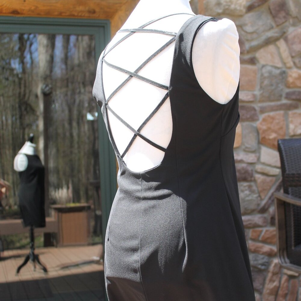 Sexy Open Laced Back Mini Dress